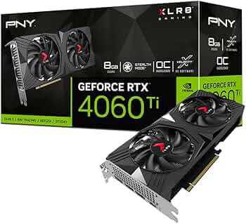 Amazon | PNY GEFORCE RTX™ 4060 Ti 8GB XLR8 Gaming VERTO トリプル